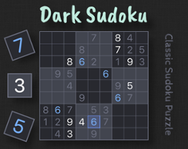 Dark Sudoku - Classic Sudoku Puzzle Image