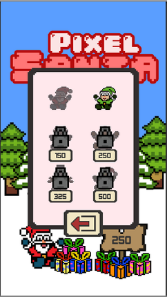 Pixel Santa Image