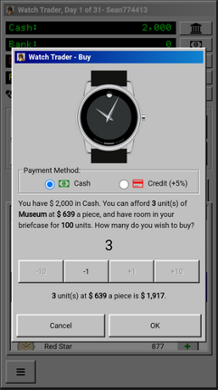 Watch Trader screenshot