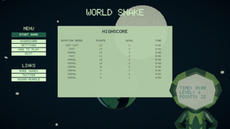 World Snake screenshot