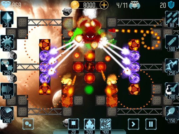 Infinite Galaxy Tower Defense War of Heroes screenshot