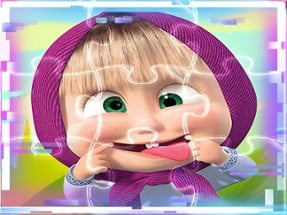 Masha and the Bear Match3 Puzzle Slides Image