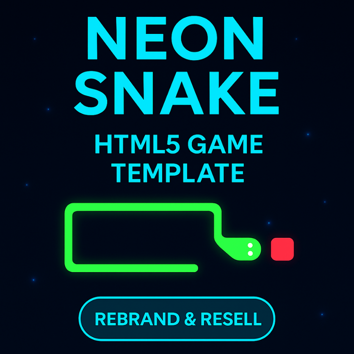 Games like Neon Snake –HTML5 Snake Game Template (Rebrand & Resell)