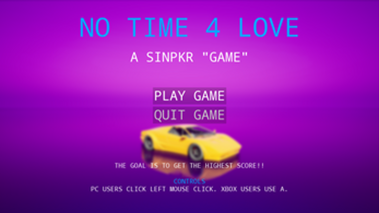 NO TIME 4 LOVE (Game Jam) screenshot