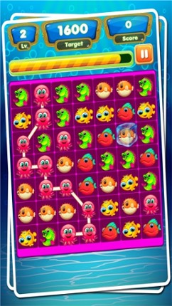 Ocean Fish Mania - Best Ocean Blast Match 3 Game screenshot