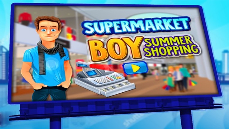 Supermarket Boy Summer Shopping Mall - A grocery Store & Cash Register game screenshot