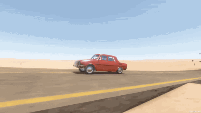 The Long Drive post apocalyptic survival car driving game screenshot
