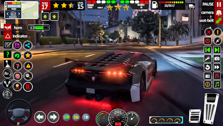 Driving School Game: City Car screenshot