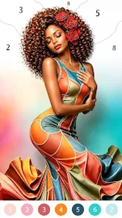 Black Beauty: Color by Number Image