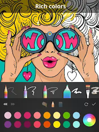 Girls Coloring Book screenshot
