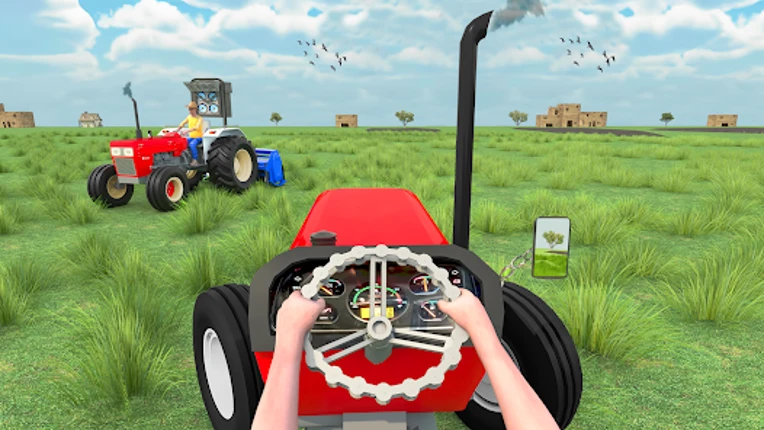 3D Indian Tractor Village Game screenshot