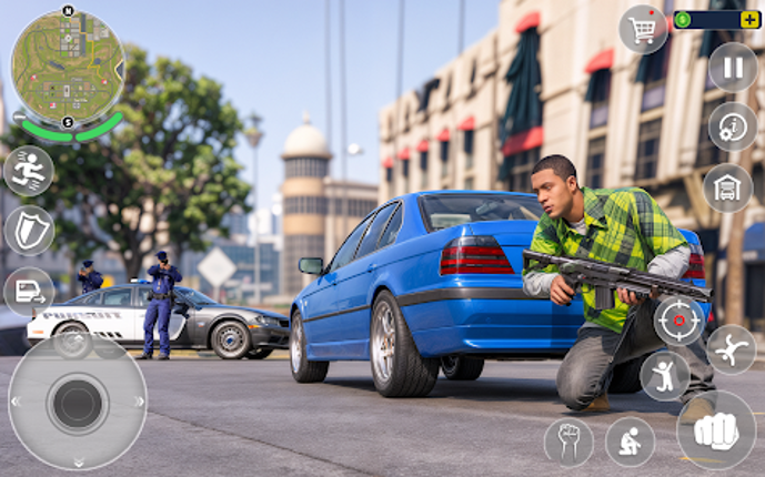 Open World Criminal City Game screenshot