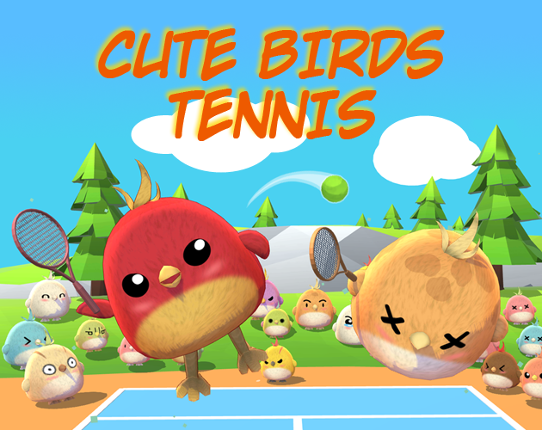 Cute Birds Tennis Image