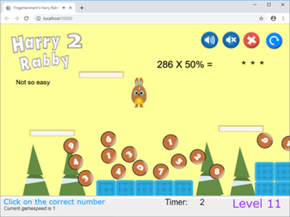 HarryRabby 2 Math Advanced Percentage screenshot