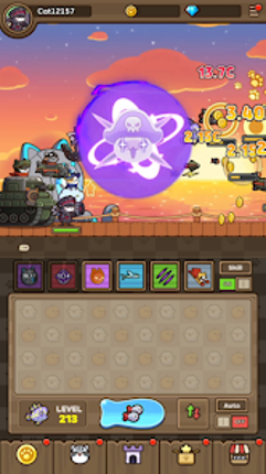 Cat Hero : Idle RPG screenshot