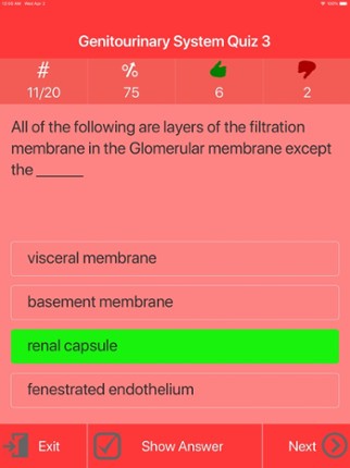 Genitourinary System Trivia screenshot
