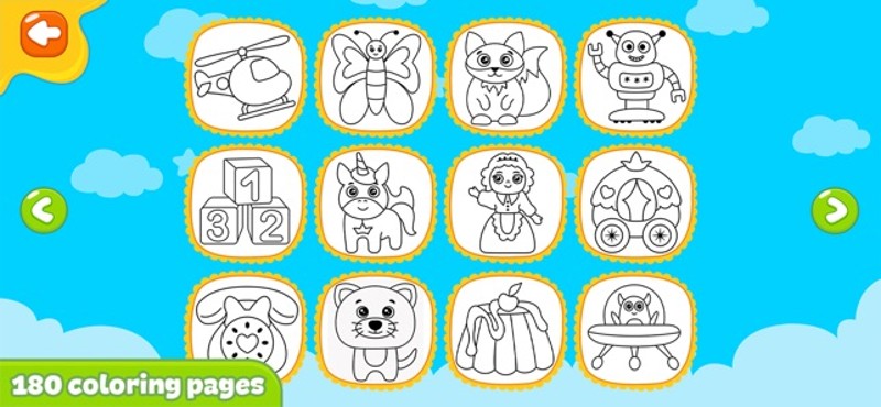 Glitter Coloring For Kids screenshot
