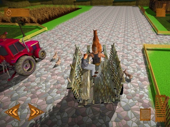 Horse Carriage Transporter – Pick &amp; Drop Simulator screenshot