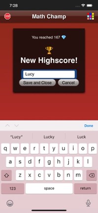 Math Champ Game screenshot