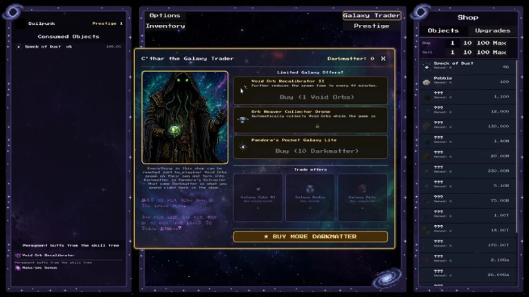 VOID CLICKER: Infinite Prestige Image