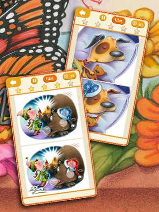 Animal Kingdom Spot the Difference Picture Hunter Puzzle Games for Kids and Family- Search and find differences in each pic! Free Edition screenshot