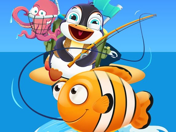 Baby Penguin Fishing Game Cover