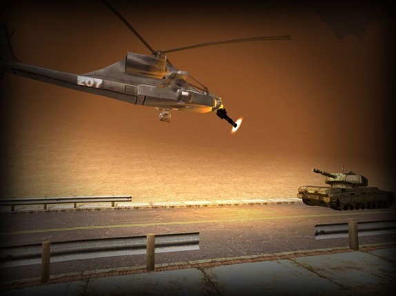 Enemy Cobra Helicopter Getaway - Dodge reckless Apache attack at frontline screenshot