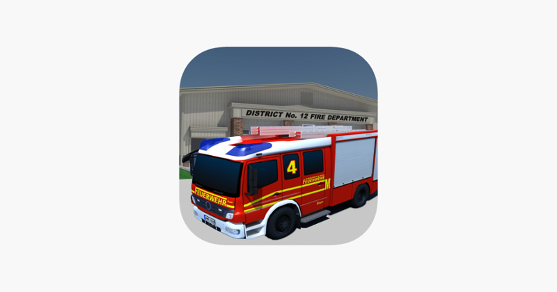 Fire Truck Simulator - Emergency Rescue 3D 2016 Game Cover