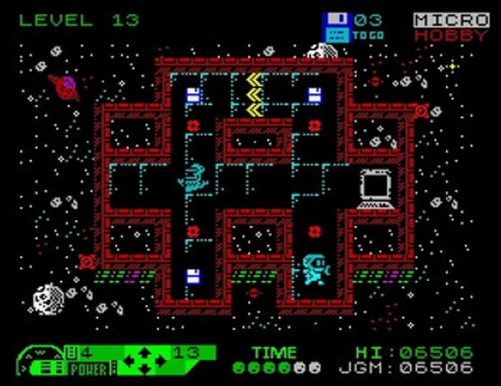 FloppyVerse (ZX Spectrum 128K) screenshot