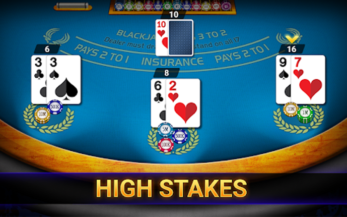 Blackjack 21: online casino screenshot
