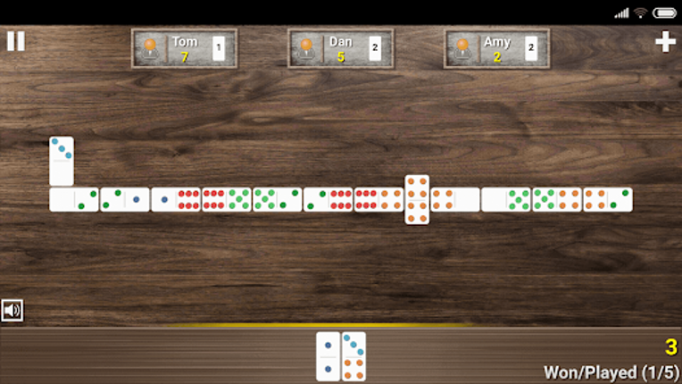 Fives and Threes Dominoes screenshot