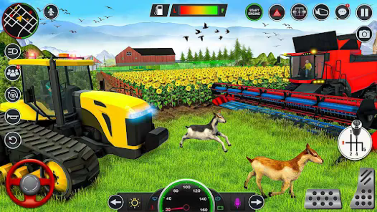 Big Farming Tractor Game 3D screenshot