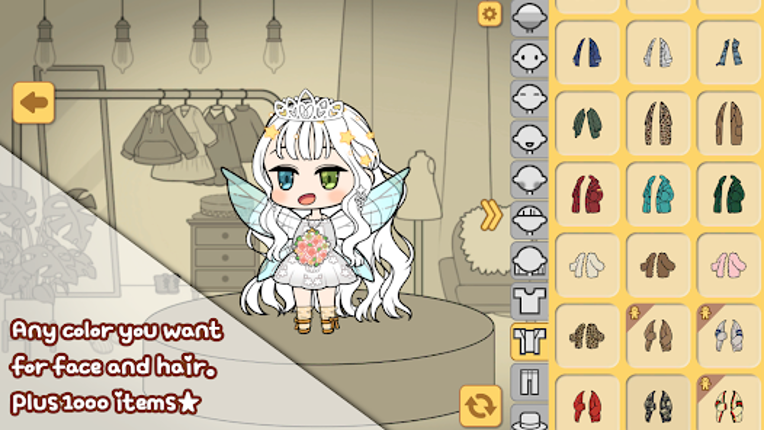 Character Maker: Dress-up Game screenshot