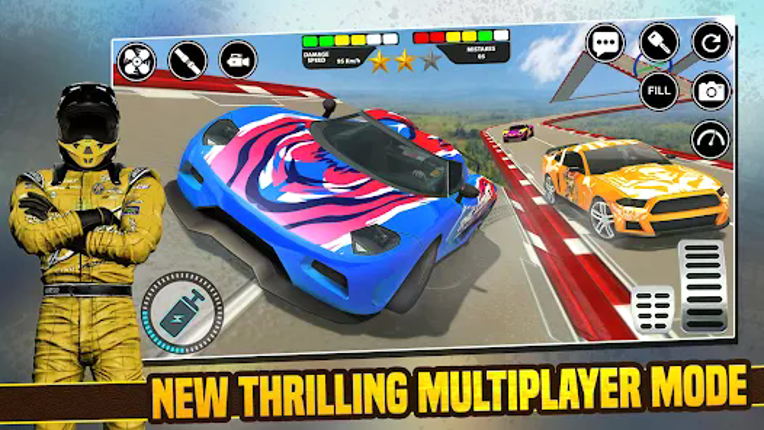 Crazy Ramp Car Stunt Master 3D Image