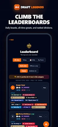 20-0.com: Draft Legends screenshot