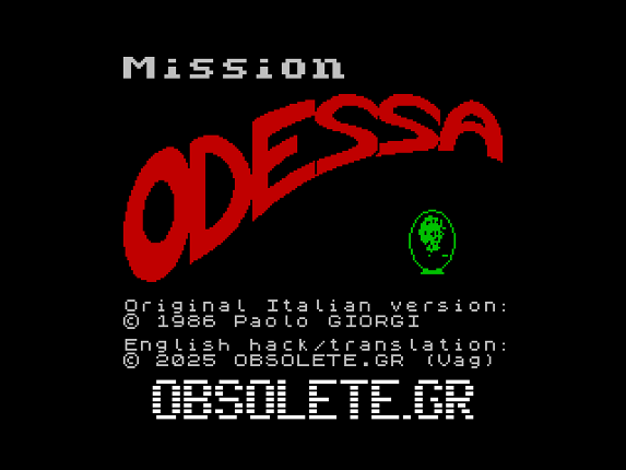 Mission ODESSA English translation/hack Image