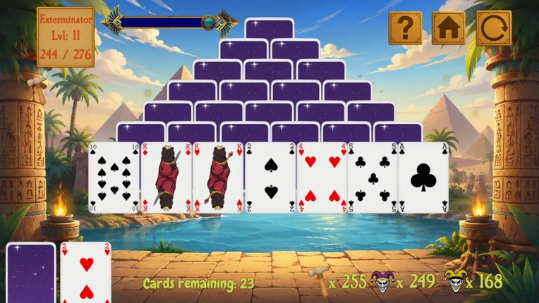 Pyramid Solitaire Image