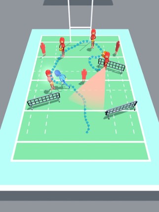 Rugby Knock Down 3D Image