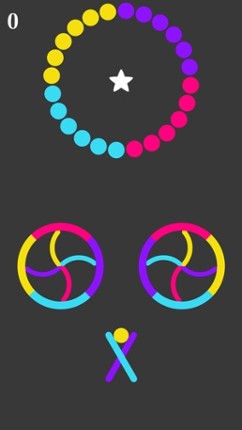 Steppy Jump Circle Color - Switch Spinny Balls On Wanted Road screenshot