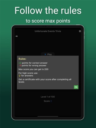 Unfortunate Events Trivia screenshot