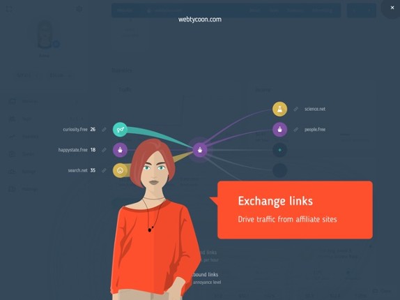 Web Tycoon – online strategy screenshot