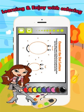 ABC Coloring Book Dot To Dot For Kids And Toddlers screenshot