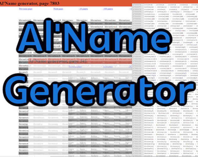 Games like Al'Name Generator