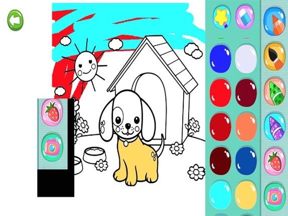 Blue coloring book Image