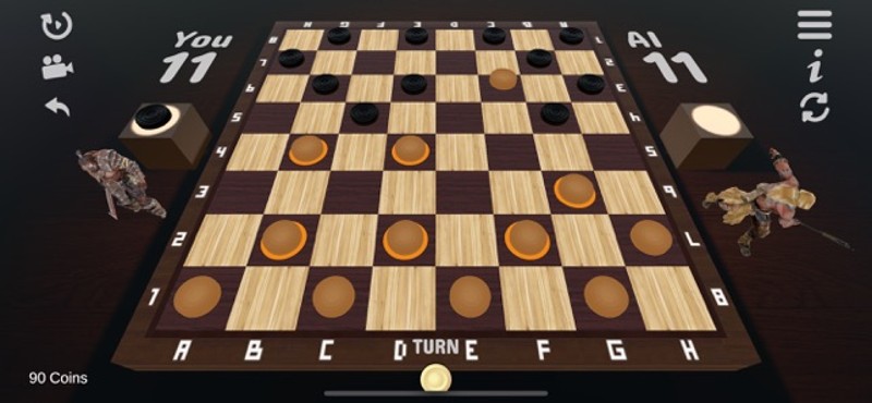 Checkers Warriors! screenshot