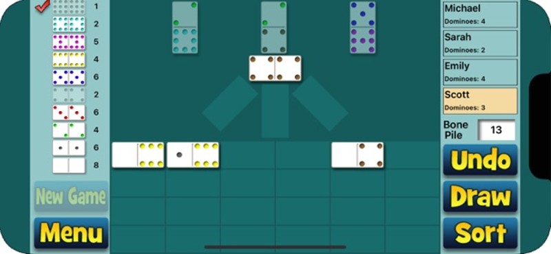Chickenfoot Dominoes screenshot