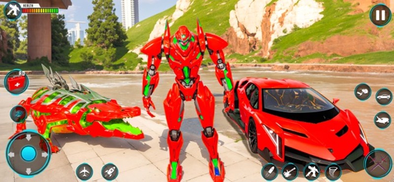 Crocodile Robot War Fighter screenshot