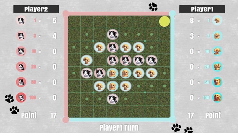 Dog vs Cat Othello screenshot