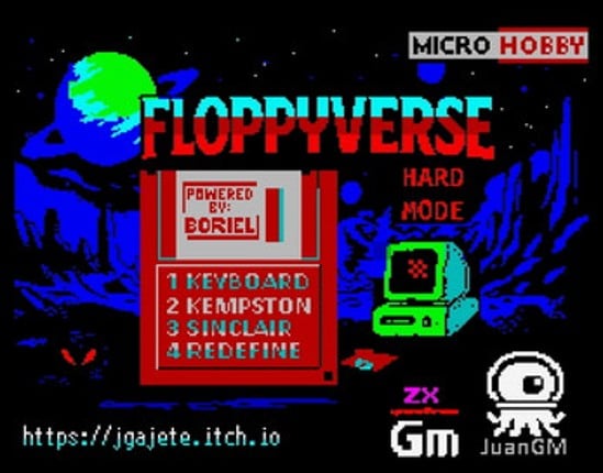FloppyVerse (ZX Spectrum 128K) screenshot