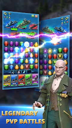 Warship Battle & Puzzles Match screenshot